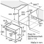 Bosch HEG517BB3 - Serie 6, forno da incasso, nero, 60 cm