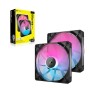Corsair iCUE LINK RX140 RGB Case per computer Ventilatore 14 cm Nero 2 pz (CO-9051020-WW)