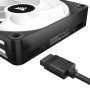 Corsair CO-9051001-WW sistema di raffreddamento per computer Case per computer Ventilatore 12 cm Nero, Bianco 1 pz