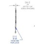 ITB AMCHRLF2 Supporto TV a parete Nero (AMCHRLF2) (CH-FIX600)