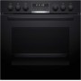 Bosch HEB578BB4 - Serie 6, forno da incasso, nero, 60 cm, PIROLISI