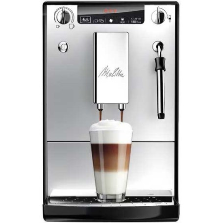 Melitta E953-102 Caffeo Solo & Milk macchina da caffè completamente automatica, 1400W, 15 bar, argento