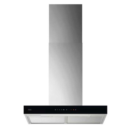 AEG GB67D61HL EEK: Cappa a parete, larghezza 60 cm, 730 m³/h, 3 livelli di potenza + 1 livello intensivo, funzione Breeze