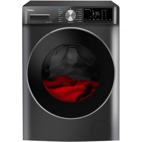 Lavatrice Amica WA 484 085 G a carica frontale 8 kg, larghezza 60 cm, 1400 giri/min, AquaStop, display LED