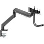 InLine 23172A supporto da tavolo per Tv a schermo piatto 68,6 cm (27") Morsa Nero