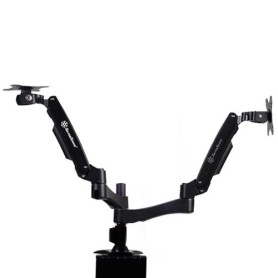 Silverstone SST-ARM22BC supporto da tavolo per Tv a schermo piatto 61 cm (24") Nero