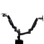 Silverstone SST-ARM22BC supporto da tavolo per Tv a schermo piatto 61 cm (24") Nero