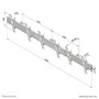 Neomounts by Newstar Pro menuboard supporto a parete (NMPRO-WMB3)