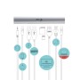 i-tec Metal Cooling Pad for notebooks (up-to 15.6”) with USB-C Docking Station (Power Delivery 100 W) (C31METALDOCKPADPD)