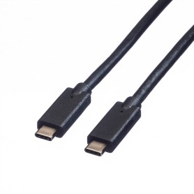 ROLINE 11.02.9053 cavo USB 1 m USB 3.2 Gen 2 (3.1 Gen 2) USB C Nero (RO11.02.9053) ROLINE 11.02.9053 cavo USB 1 m USB 3.2 Gen 2 (3.1 Gen 2) USB C Nero (RO11.02.9053)