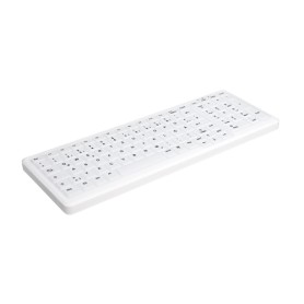 CHERRY AK-C7000 tastiera Wireless a RF + USB QWERTZ Tedesco Bianco (AK-C7000F-FUS-W/GE)