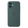 Apple Custodia MagSafe in silicone per iPhone 16 Plus - Verde lago (MYYH3ZM/A)