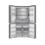 Hisense RQ758N4SWSE frigorifero side-by-side Libera installazione 606 L E Acciaio inox