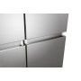 Hisense RQ758N4SWSE frigorifero side-by-side Libera installazione 606 L E Acciaio inox