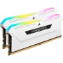 DIMM 16 GB DDR4-3200 (2x 8 GB) Dual-Kit (wei, CMH16GX4M2E3200C16W, Vengeance RGB PRO SL, INTEL XMP)