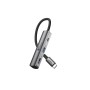 Alcasa HUB-C002A hub di interfaccia USB tipo-C 5000 Mbit/s Antracite