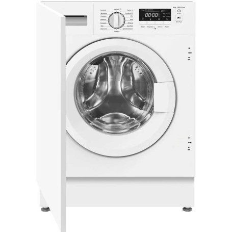 Amica EWA 34660 W Lavatrice da incasso 8 kg, larghezza 60 cm, 1400 giri/min, AquaStop, 16 programmi