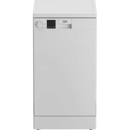 Lavastoviglie Beko DFS05021W , larghezza 45 cm, 10 coperti, WaterSafe, 5 programmi, blocco tasti, bianco