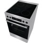 Gorenje GECS5C70XPA EEK: Cucina a libera installazione, 50 cm di larghezza, 70 L, manopole incassate, riscaldamento rapido