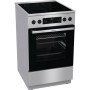 Gorenje GECS5C70XPA EEK: Cucina a libera installazione, 50 cm di larghezza, 70 L, manopole incassate, riscaldamento rapido
