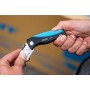 Klappmesser 2157-1 (schwarz/blau, Komfortgriff aus schlagfestem ABS)
