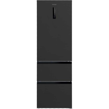 Wolkenstein WFD400ENFDDIX Frigorifero-congelatore a libera installazione con porta alla francese, larghezza 60 cm, 401 L