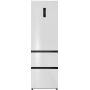 Wolkenstein WFD400ENFDWB Frigorifero-congelatore a libera installazione con porta alla francese, 60 cm di larghezza, 401 L