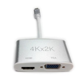 Nilox MiniDP M - VGA/HDMI F 0,1 m Mini DisplayPort HDMI + VGA (D-Sub) Grigio (NX080200115) Nilox MiniDP M - VGA/HDMI F 0,1 m Mini DisplayPort HDMI + VGA (D-Sub) Grigio (NX080200115)