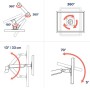 LX DESK MOUNT LCD ARM (45-241-026A)