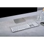 CHERRY KW 9100 SLIM FOR MAC tastiera Universale USB + Bluetooth QWERTY Nordic Argento (JK-9110PN-1)