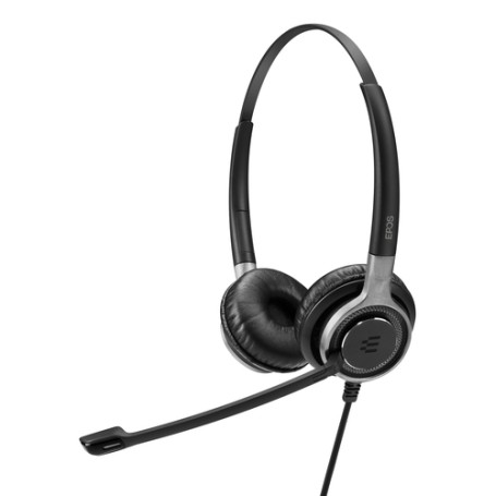 EPOS IMPACT SC 665 USB Auricolare Cablato A Padiglione Musica e Chiamate USB tipo A Nero, Argento (1000645)