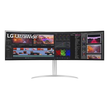 LG 49BQ95C-W Monitor PC 124,5 cm (49") 5120 x 1440 Pixel UltraWide Dual Quad HD Bianco (49BQ95C-W.AEU)