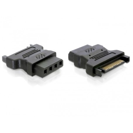 DeLOCK Adapter Power - IDE drive  4 Pin SATA 15 p IDE 4p Nero (82326)