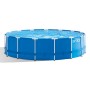 Frame Pool Set Rondo,  457 x 122cm (dunkelblau/wei, Kartuschen-Filteranlage ECO 638R) (128242NP)