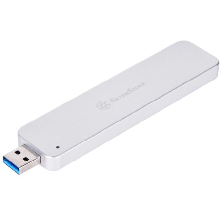 Silverstone MS09 Box esterno SSD Argento M.2 (SST-MS09S)