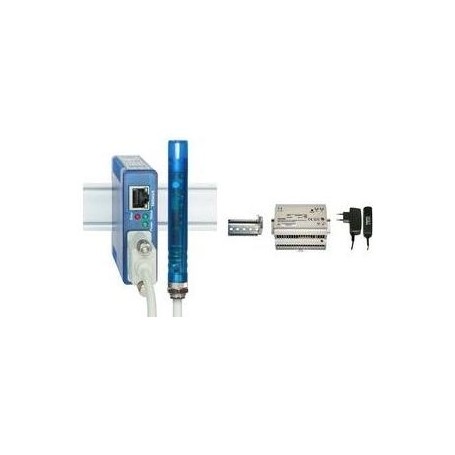 Wiesemann & Theis W&T Web-Thermo-Hygrobarometer - Gerät zur Umgebungsüberwachung - 100Mb LAN - Schienenmontage möglich (57713