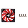 Xilence XPF120.R.PWM Case per computer Ventilatore 12 cm Nero, Rosso (XF042)