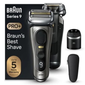 Braun Series 9 Pro+ 9565cc Wet & Dry Rasoio Trimmer Metallico (218221)