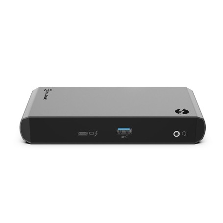 ALOGIC TB3DTRG2 replicatore di porte e docking station per laptop Cablato USB 3.2 Gen 2 (3.1 Gen 2) Type-C Nero, Grigio
