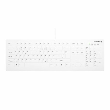 CHERRY AK-C8112 tastiera Medico USB QWERTZ Tedesco Bianco (AK-C8112-US-W/DE)