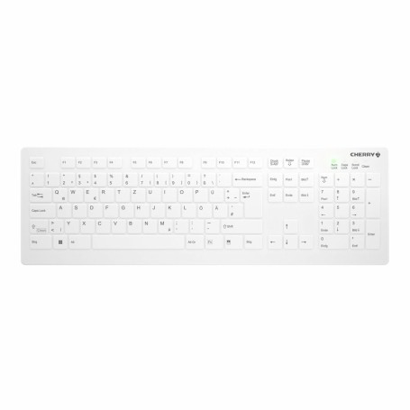 CHERRY AK-C8112 tastiera Medico RF Wireless QWERTZ Tedesco Bianco (AK-C8112-FUS-W/DE)