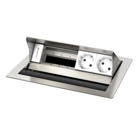 Kindermann 7492000052 cassetta di scarico Tipo F Acciaio inox, Bianco