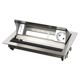 Kindermann 7492000051 cassetta di scarico Tipo F Acciaio inox, Bianco