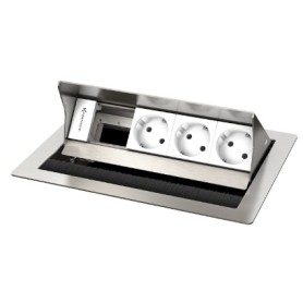 Kindermann 7492000053 cassetta di scarico Tipo F Acciaio inox, Bianco