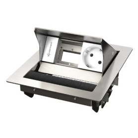 Kindermann 7492000041 cassetta di scarico Tipo F Acciaio inox, Bianco
