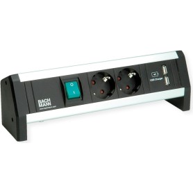 Bachmann Steckdoseneinheit 2xSchuko,USB 902.1837 (902.1837)