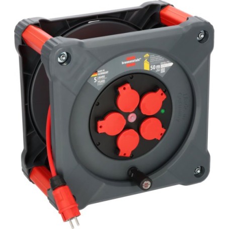 Brennenstuhl 9201500210 bobina avvolgicavo 5 presa(e) AC 50 m
