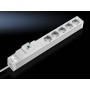 Rittal DK 7240.280 prolunghe e multiple 5 presa(e) AC Interno Grigio (7240280)