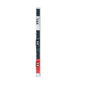 Bachmann 800.0101 prolunghe e multiple 3 m 12 presa(e) AC Interno Nero, Grigio, Rosso