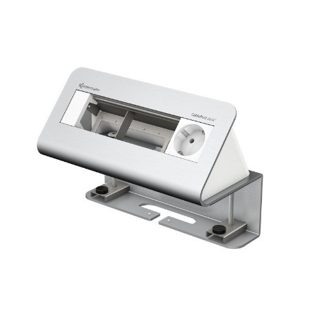 Kindermann 7430000051 cassetta di scarico Tipo F Alluminio, Bianco